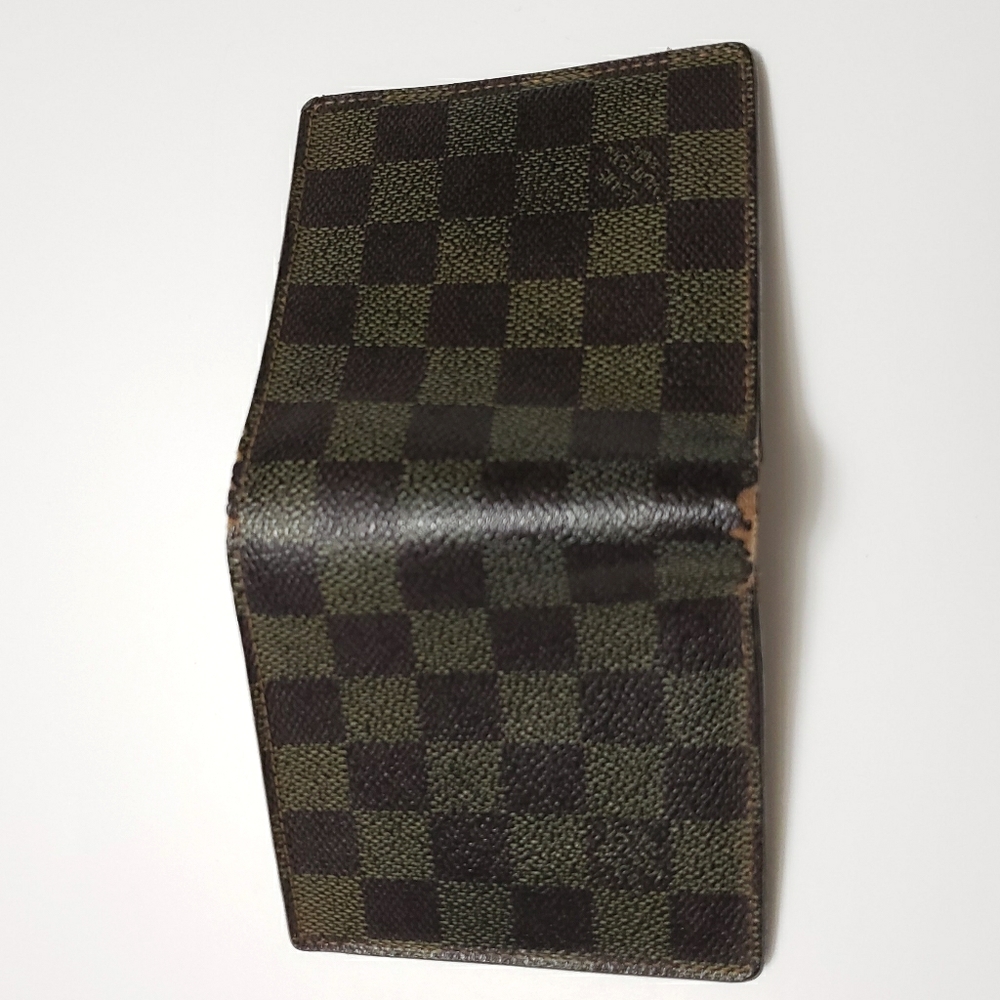 LV Louis Vuitton Damier Ebene leather Wallet